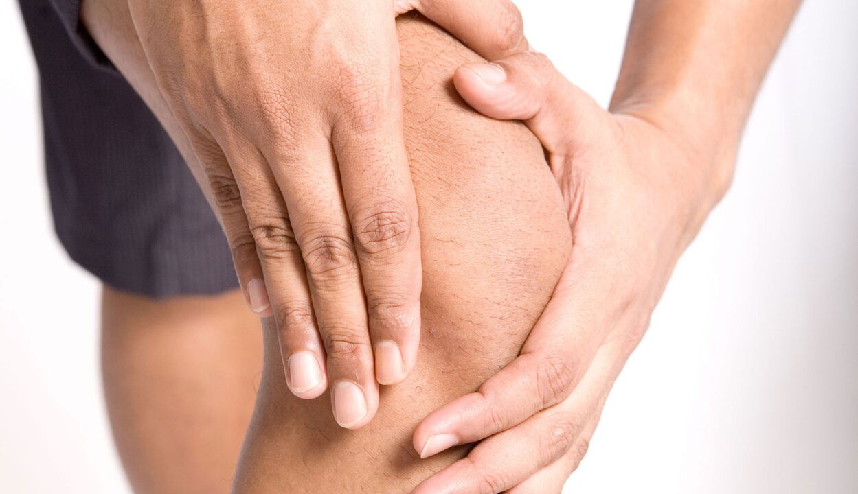 πόνος στην άρθρωση του γόνατος με αρθρίτιδα και αρθρίτιδα